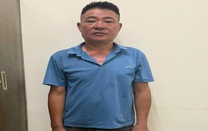 Bị can Lê Xuân Hưng.