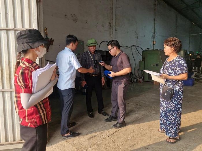 Công tác kiểm kê, giải phóng mặt bằng được các cơ quan, đơn vị ở xã Phú Xuyên thực hiện đúng trình tự, thủ tục và các quy định hiện hành. Ảnh: PV