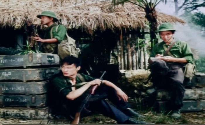 Phim tái hiện một phần cuộc kháng chiến. Ảnh: Chụp từ phim