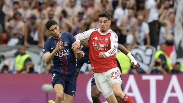 Trực tiếp chung kết C1 PSG vs Arsenal 1-1 (H2): Vào!!! Dembele ghi bàn