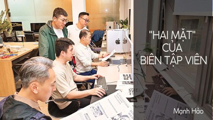 'Hai mặt' của biên tập viên