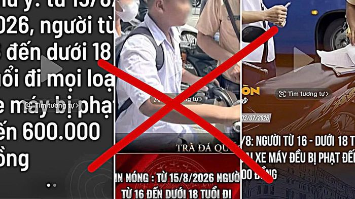 Thực hư th&ocirc;ng tin người từ 16 đến dưới 18 tuổi đi mọi loại xe m&aacute;y bị phạt