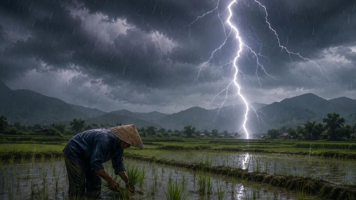 Người đ&agrave;n &ocirc;ng 31 tuổi bị s&eacute;t đ&aacute;nh tử vong khi đang l&agrave;m ruộng ở L&agrave;o Cai