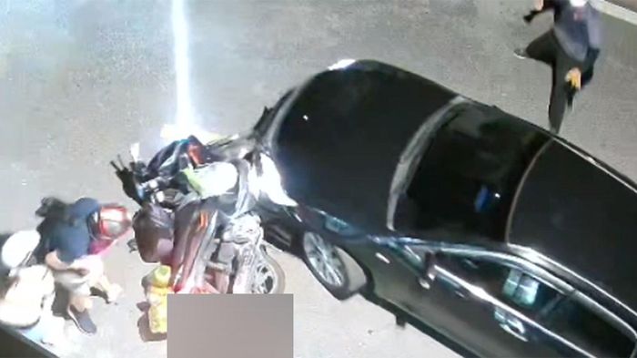 Triệu tập t&agrave;i xế &ocirc; t&ocirc; lấn l&agrave;n t&ocirc;ng xe m&aacute;y chở 2 trẻ nhỏ rồi bỏ chạy ở Hải Ph&ograve;ng