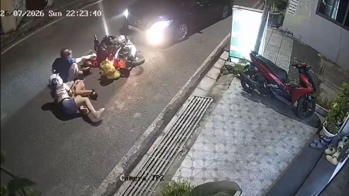 Danh t&iacute;nh t&agrave;i xế &ocirc; t&ocirc; lấn l&agrave;n t&ocirc;ng xe m&aacute;y chở 2 trẻ nhỏ rồi bỏ chạy ở Hải Ph&ograve;ng
