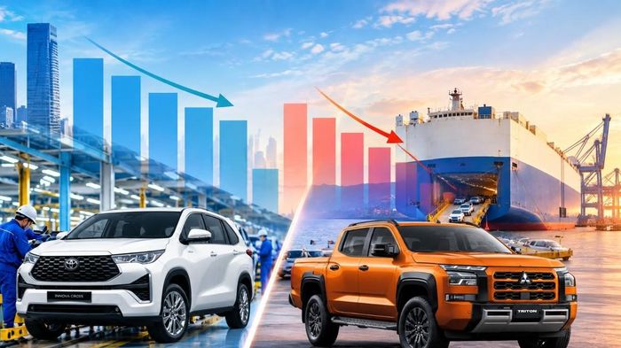 Xe CKD suy giảm, áp lực từ xe CBU ngày càng tăng mạnh tháng 8/2026