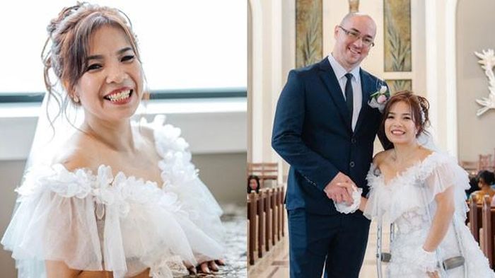 Mẹ đơn thân Việt U50 nên duyên với chàng trai Mỹ kém 6 tuổi, có đám cưới như mơ
