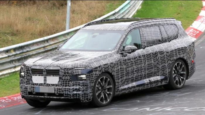 BMW iX7 thuần điện lộ diện trên đường thử